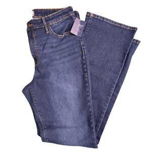 Crown & Ivy Women 10 Jeans Hi-Rise Vintage Bootcut‎ Stretch Year Round Denim New
